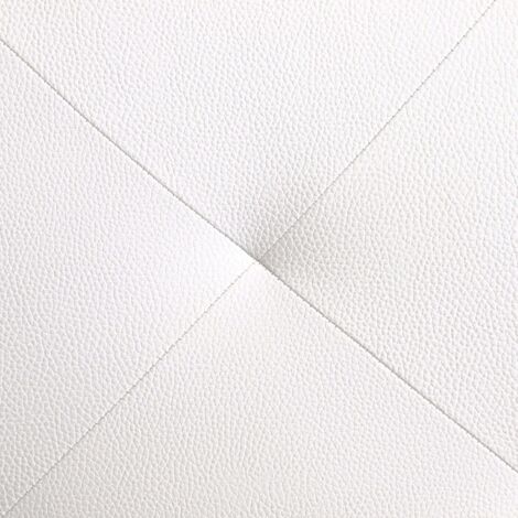 Cabecero Isabella Cama Matrimonio de Polipiel Blanco 165x52