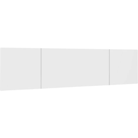 Cabecero Cama Cabecero Suspendido Cabezal Dormitorio Kate Blanco Mate 209x53 cm (1/5)