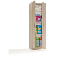 Auxiliar Multiusos Color Roble Fabricado en Melamina con Medidas 180x59 - Almacenamiento Versátil