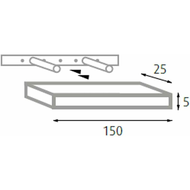 Scaffale Cubo - 3 ripiani MDF - 30 x 15 x 80 cm - wenge - King Collect