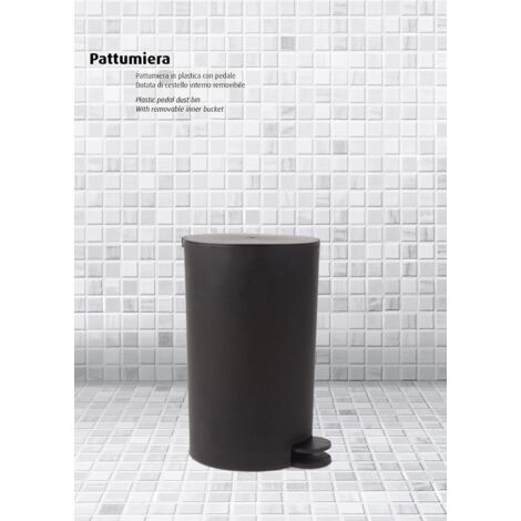 Blanco Pattumiera Da Incasso 18.5 Litri In Plastica - Colore Grigio (Compatibile Sistemi Select)