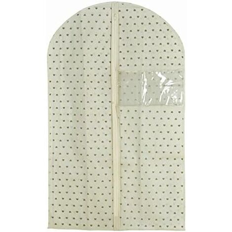 King Home COPRIGIACCA IN TNT PANNA 60x100h cm con zip e finestrella ...