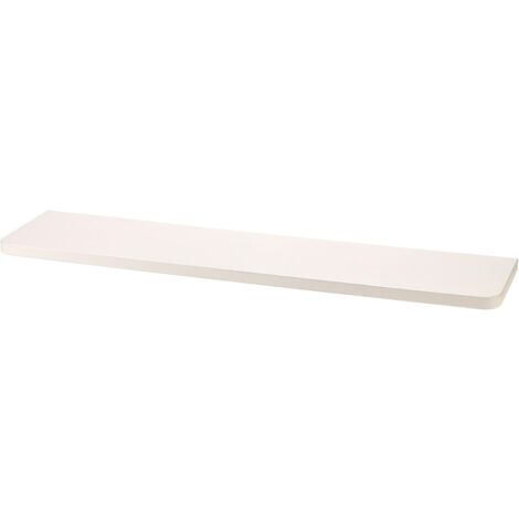 Mensola In Truciolato Amica 80 X 20 X 1.8 Cm – Colore Bianco, Resistente Ai Graffi