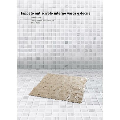 Tappeto in pvc quadrato nero