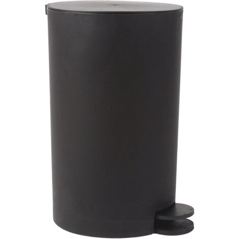 King Home PATTUMIERA C/PEDALE IN POLIPROPILENE 3 LT NERA 16x25,5h cm