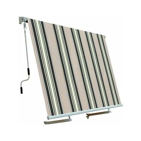 Garden Friend Tenda a caduta c/bracci 245x245 riga verde