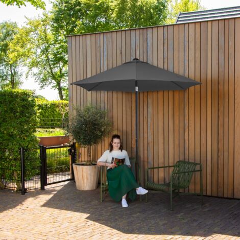 VONROC Premium Sonnenschirm Iseo – 460x270 Cm, UPF 50+, Inkl. Schutzhülle