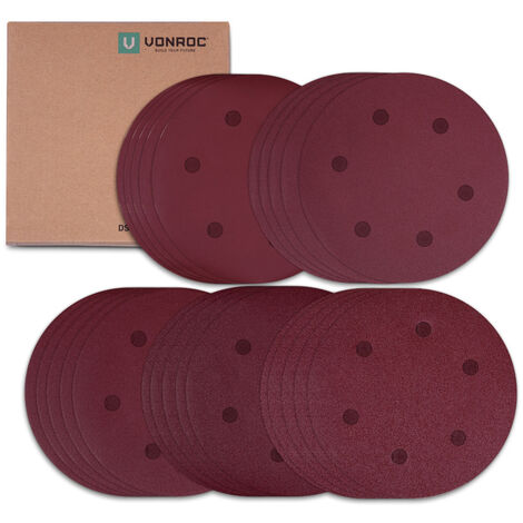 Schleifpapierset 25-teilig - Universal - Für Wand- / Deckenschleifer - 225 mm - mit Klettverschluss