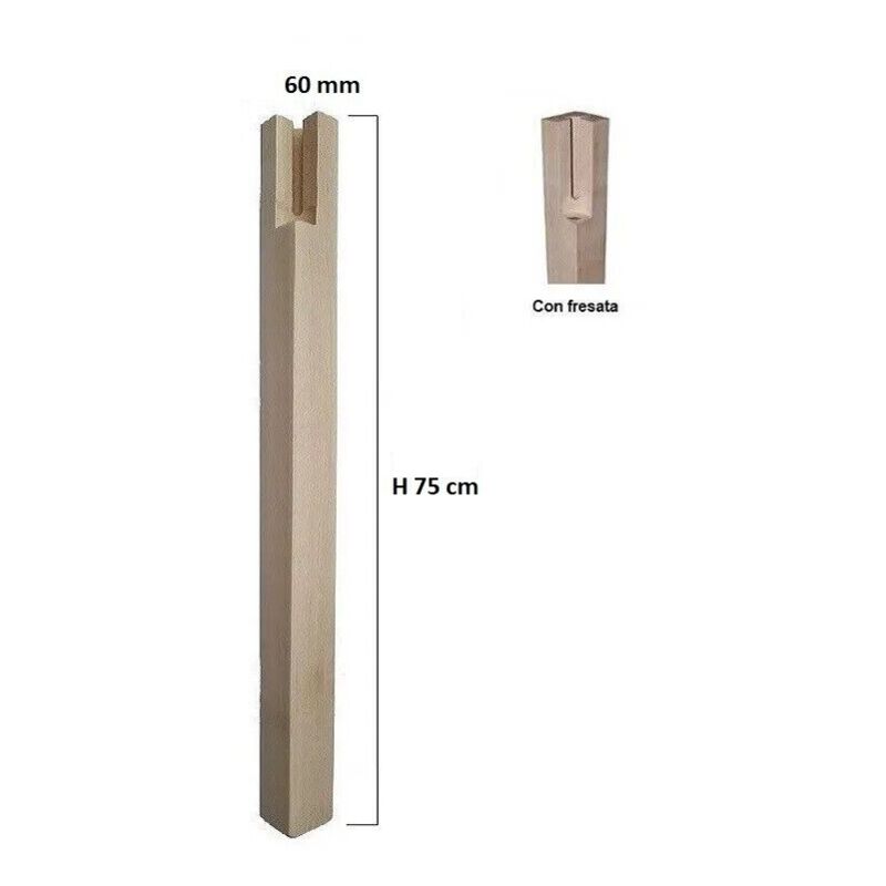 Gamba In Legno A Spillo Per Tavolino | COMMERCIO LEGNAME PREGIATO - Foto 12