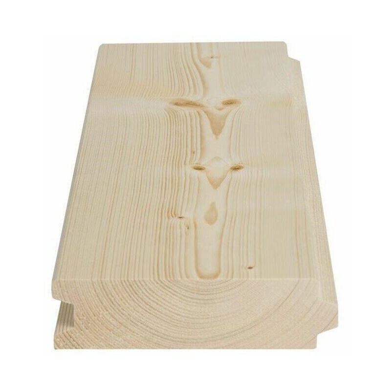 Perlina legno abete mm 32x150x1000 doghe ad incastro da soppalco qualitÀ ab