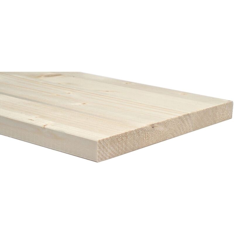 Travetti / Travi in legno lamellare abete GL24h con Lavorazione 1 lato /  150 cm / 8 x 12 cm