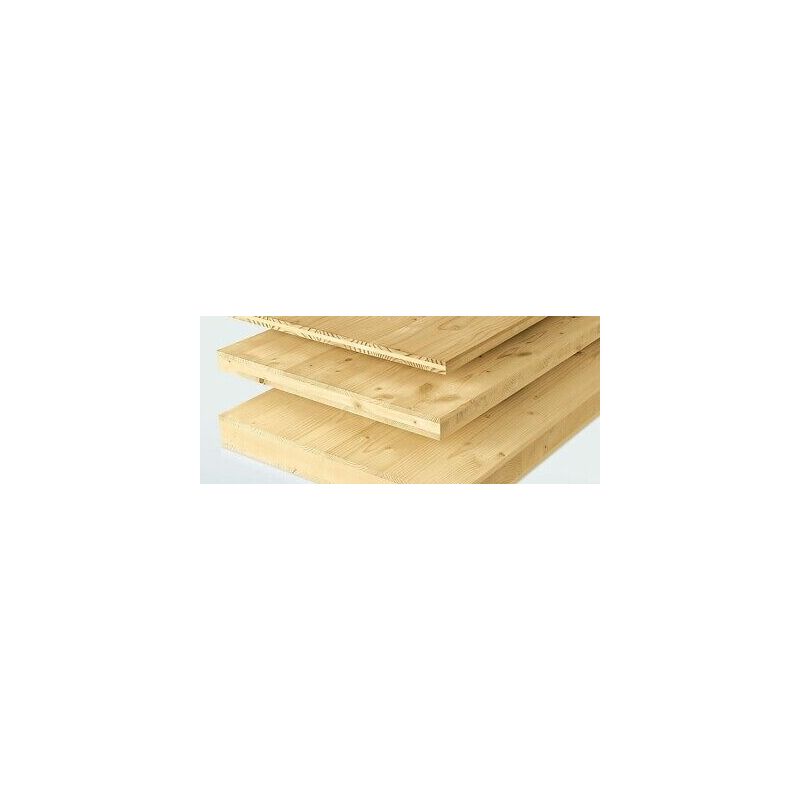 Pannello in legno lamellare abete a 3 strati mm 19 x 600 x 2500 mensola  ripiano