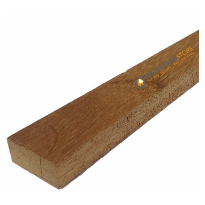 Listello listone legno massello di iroko piallato mm 20 x varie misure x 1450 dimensione disponibile: mm 20 x 30 x 1450