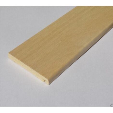 Coprifilo mostrina frassino piatta impiallacciata mm 70 x 10 x 2250 / 3000 dimensione disponibile: mm 70 x 10 x 3000