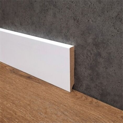 Battiscopa profilo quadro in legno ayous laccato bianco al metro varie altezze dimensione disponibile: altezza 30 mm (cod bt36)