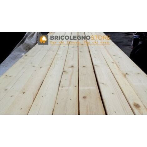 Listello grezzo carpenteria in legno abete mm 25 x varie larghezze e  lunghezze dimensione disponibile: mm