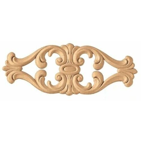 Fregio decorativo in legno finitura foglia oro anticato