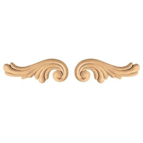 Fregi decorazioni in legno pressato vari decori disponibili - no pasta di legno codice decoro: cod 13128 coppia