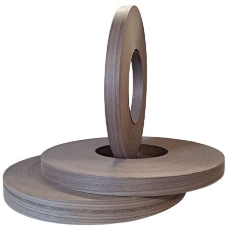 Bordo tranciato legno noce canaletto precollato 22 mm x 10 - 20 - 50 - 105 metri dimensione disponibile: 20 metri