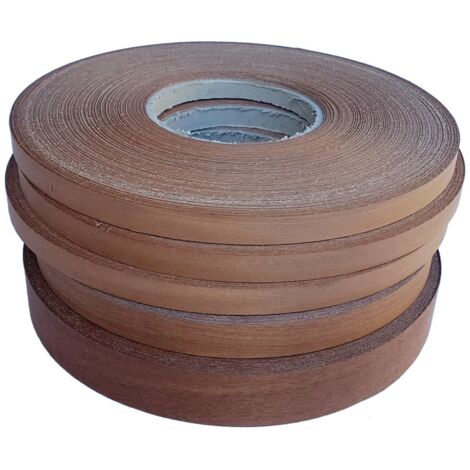 Bordo tranciato legno mogano precollato 20 mt da 22 - 30 - 50 mm dimensione disponibile: mm 30