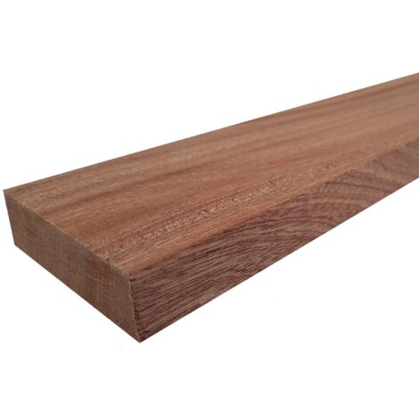 Listello legno massello di mogano piallato mm 10 x varie misure x 1500 listone