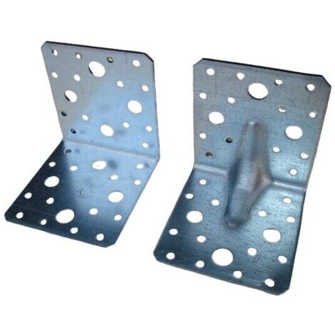 Piastra angolare 90° supporto trave legno lamellare mm 90x100 (cm 9x10)