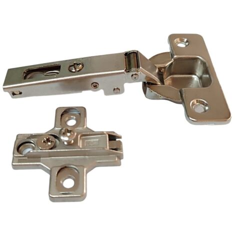 Cerniera salice per ante collo 0 bassa 110° c2a6a99 foro legno 35 mm con basetta