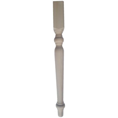 Gamba tavolo in legno di faggio 1 pezzo grezzo mm ø 70 x h 750 mod forma