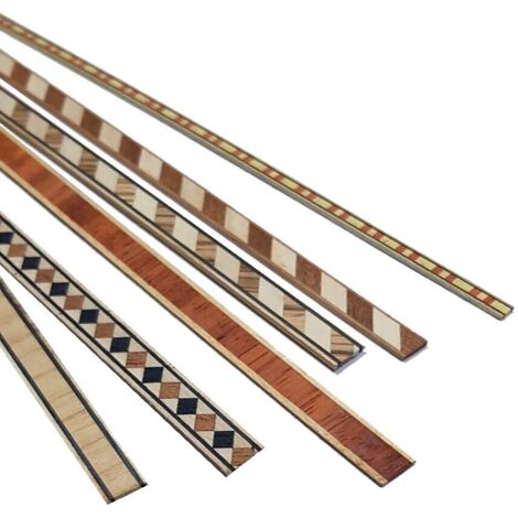 Intarsi in legno pregiato disponibili in varie dimensioni e fantasie