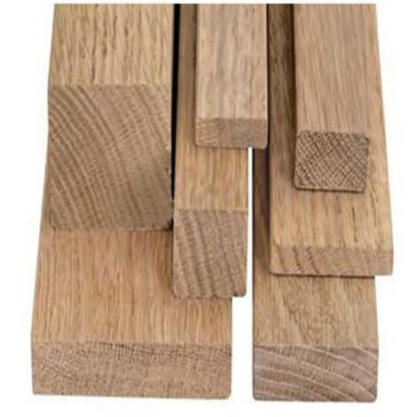 Listello legno massello di rovere grezzo mm 52 x varie misure x 1150 - 1450