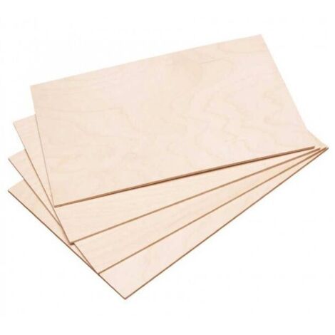 Compensato Multicolore 7 Pezzi - Fogli 420x300x3mm Per Laser E Fai Da Te