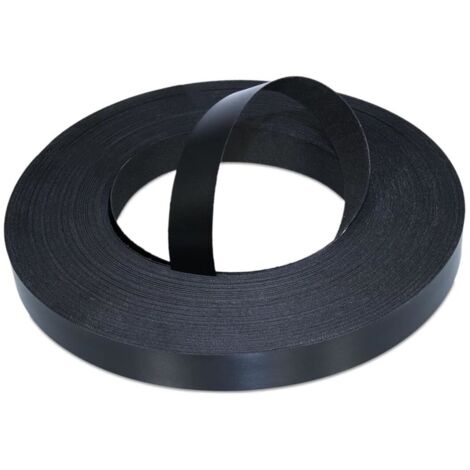 Bordo melaminico nero opaco precollato h 22 mm - da 20 - 50 - 100 mt dimensione disponibile: rotolo da 100 mt