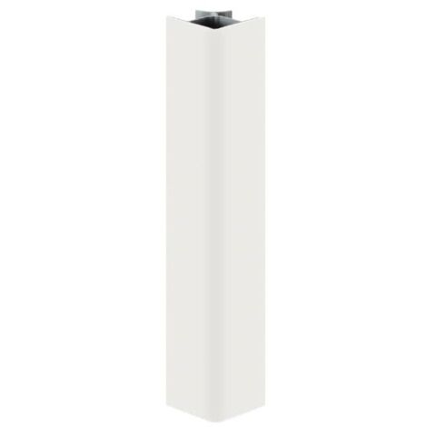 Zoccolo e accessori per cucina in pvc bianco h 12 cm varie lunghezze dimensione disponibile: angolo bianco h 12 cm