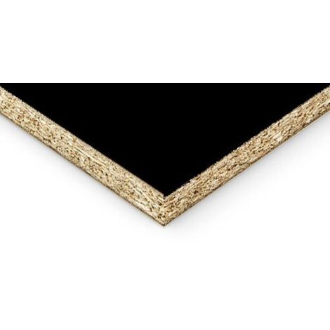 Pannello truciolare nobilitato nero opaco cerato mm 18 varie misure disponibili