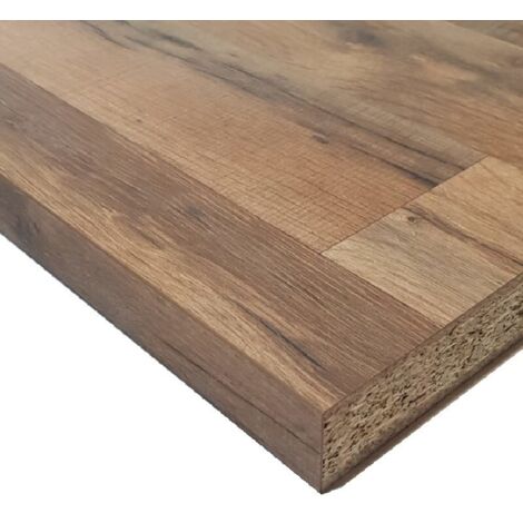 Piano top per mobili e cucina in laminato stratificato hpl varie dimensioni colore: rovere rustico - cm 4 x 60 x 60 (1/2)