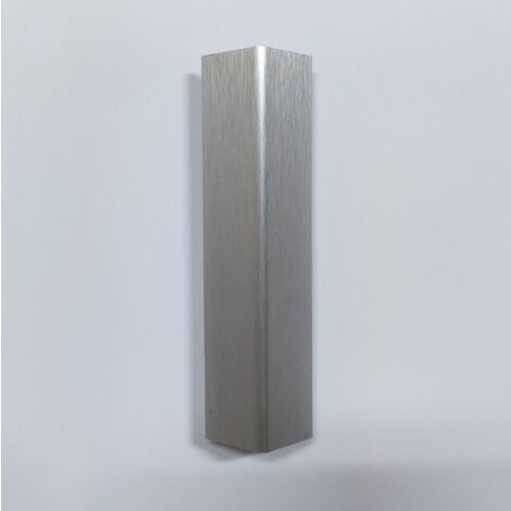 Angolo 90° zoccolo cucina in alluminio altezza 10 - 12 - 15 cm