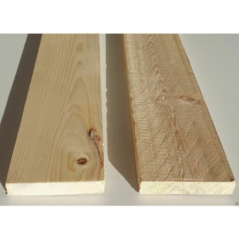 Tavola grezza carpenteria in legno abete semipiallato mm 20 x 140 x 2250