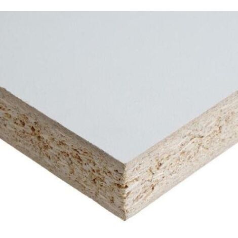 Pannello truciolare nobilitato bianco opaco mm 18 varie misure dimensione disponibile: cm 50 x 139