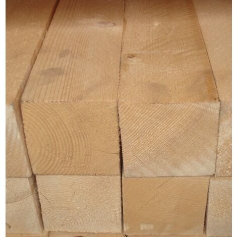 Morale travetto listone in legno di abete massello grezzo mm 100 x 100 x 3000
