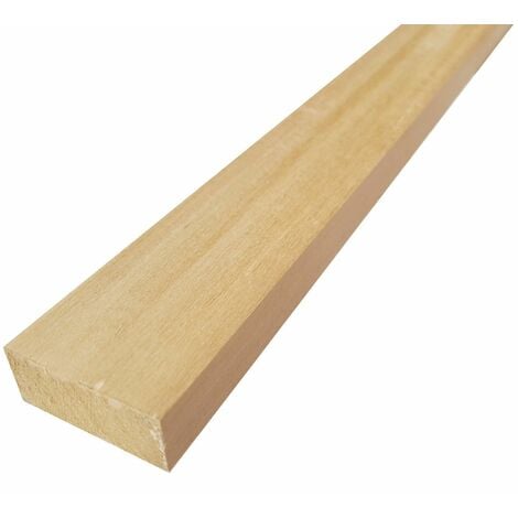 Listello legno massello di tiglio grezzo mm 52 x varie misure x 2050  listone dimensione: mm