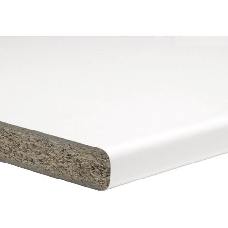 Top per cucina piano cottura in laminato stratificato hpl sp mm 38 x 2050 x 600 colore: bianco