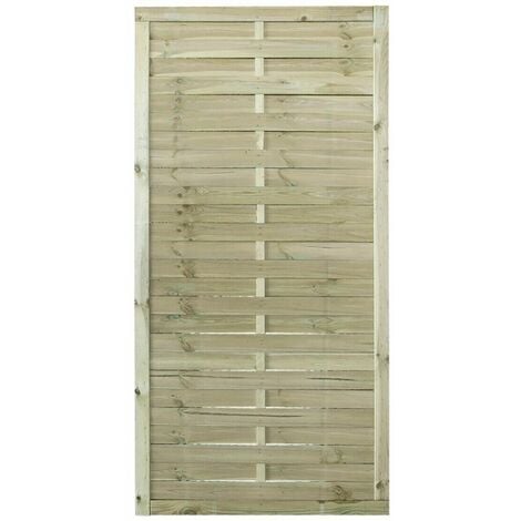 Pannello frangivento da esterno in legno pino impregnato autoclave cm 90 x h 180
