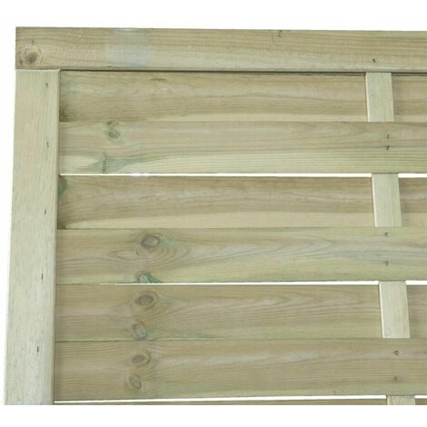 Pannello frangivento da esterno in legno pino impregnato autoclave cm 90 x h 180