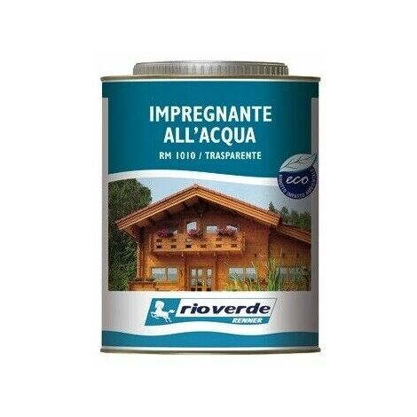 Vernice impregnante all'acqua rioverde legno interno esterno formato confezione: 0,750 lt colore impregnante: rm 1610 pino - larice