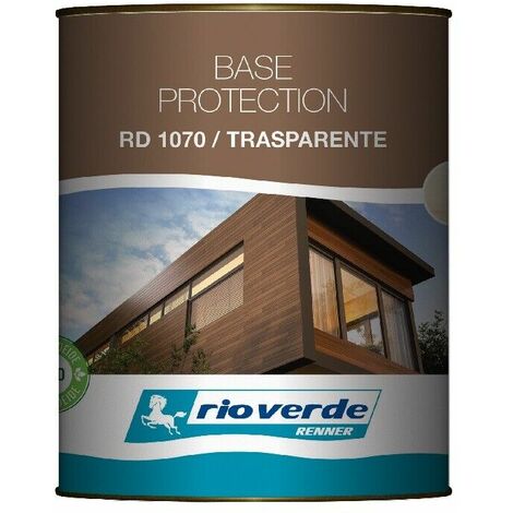Vernice impregnante ad acqua vari colori da 0,750 o 2,5 lt rio verde renner formato confezione: 0,750 lt colore impregnante: rd1070 trasparente