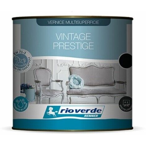 Finitura ad acqua extra opaca vintage prestige shabby 0,500 lt rio verde renner colore: amarena rb1090
