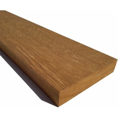 Tavola legno massello di iroko piallata 4 lati mm 33 x 150 x 1600 listello