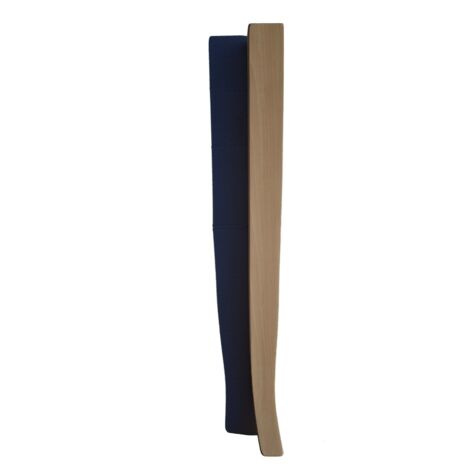 Nr 4 gambe tavolo a sciabola in faggio grezze mm 63 x h 750 mod arte povera dimensione disponibile: senza scasso