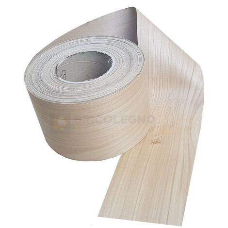 Bordo tranciato impiallacciatura legno precollato da 200 mm varie essenze dimensione disponibile: castagno