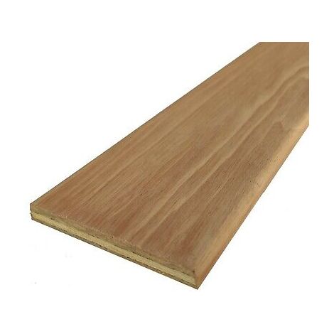 Coprifilo mostrina noce tanganika piatta impiallacciata mm 70 x 10 x 2250 / 3000 dimensione disponibile: mm 70 x 10 x 3000